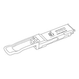 100G QSFP28 ZR optical transceiver line drawing — TenFourOptics