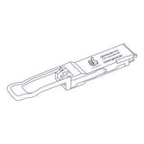100G QSFP28 ZR optical transceiver line drawing — TenFourOptics