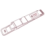 400G QSFP-DD DR4 optical transceiver line drawing — TenFourOptics