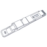 400G QSFP-DD DR4 optical transceiver line drawing — TenFourOptics