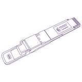 400G QSFP-DD DR4 optical transceiver line drawing — TenFourOptics