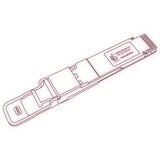 400G QSFP-DD DR4 optical transceiver line drawing — TenFourOptics