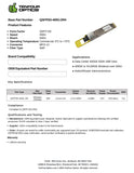 ZYX-400G-DR4 Zyxel Compatible 400G QSFP-DD DR4 500m SMF Datasheet