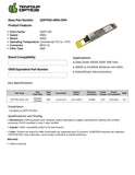 400G QSFP-DD DR4 optical transceiver datasheet — TenFourOptics