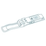 400G QSFP-DD FR8 optical transceiver line drawing — TenFourOptics