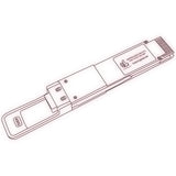 400G QSFP-DD LR4 optical transceiver line drawing — TenFourOptics