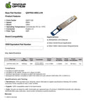 400G QSFP-DD LR4 optical transceiver datasheet — TenFourOptics
