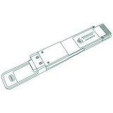 400G QSFP-DD LR8 optical transceiver line drawing — TenFourOptics