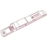 400G QSFP-DD SR8 optical transceiver line drawing — TenFourOptics
