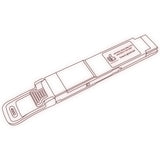 400G QSFP-DD SR8 optical transceiver line drawing — TenFourOptics