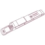 400G QSFP-DD SR8 optical transceiver line drawing — TenFourOptics