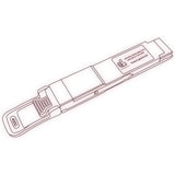 400G QSFP-DD SR8 optical transceiver line drawing — TenFourOptics
