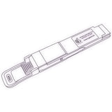 400G QSFP-DD SR8 optical transceiver line drawing — TenFourOptics