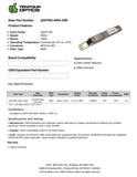 1061800931 Adva Compatible 400G QSFP-DD SR8 100m MMF Transceiver