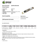 400G QSFP-DD SR8 optical transceiver datasheet — TenFourOptics