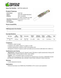 Nokia 3HE16564AA 400G QSFP-DD ZR 80km Datasheet