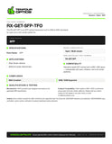 RX-GET-SFP-TFO datasheet