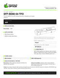 SFP-BD80-54-TFO datasheet