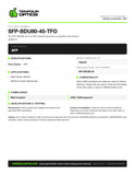 SFP-BDU80-45-TFO datasheet
