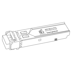 Zhone SFP-GE-BX-1310-SLC Compatible 1000BASE SFP  BX-U Tx: 1310nm / Rx: 1490nm  10km Transceiver Module