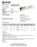 SFP-BU34-10-ZTE-TFO ZTE Compatible SFP Datasheet