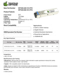 1G SFP BiDi upstream 40km optical transceiver datasheet — TenFourOptics