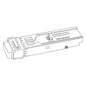 Alcatel SFP-GIG-BX-D-80 Compatible 1000BASE SFP  BX-D Tx: 1550nm / Rx: 1490nm  80km Transceiver Module