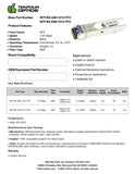 ZYX-1G-BX80U Zyxel Compatible 1G SFP BiDi 80km SMF Datasheet