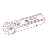 1G SFP CWDM optical transceiver line drawing — TenFourOptics
