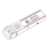 1G SFP EX optical transceiver line drawing — TenFourOptics