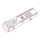 1G SFP EX optical transceiver line drawing — TenFourOptics