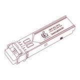 1G SFP EX optical transceiver line drawing — TenFourOptics