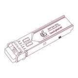 1G SFP EX optical transceiver line drawing — TenFourOptics