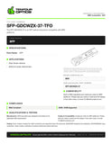 SFP-GDCWZX-37-TFO datasheet
