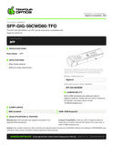 SFP-GIG-59CWD60-TFO datasheet