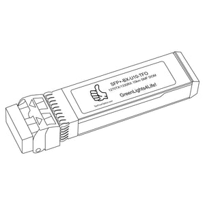 Cyan 280-0350-00 Compatible 10G SFP+ BX-D Tx: 1330nm / Rx: 1270nm  10km Transceiver Module