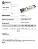 10G SFP+ BiDi upstream 10km optical transceiver datasheet — TenFourOptics