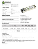 10G SFP+ BiDi upstream 20km optical transceiver datasheet — TenFourOptics