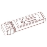 10G SFP+ BX optical transceiver line drawing — TenFourOptics