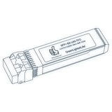 10G SFP+ BX optical transceiver line drawing — TenFourOptics