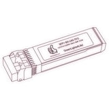 10G SFP+ BX optical transceiver line drawing — TenFourOptics