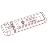 10G SFP+ BX optical transceiver line drawing — TenFourOptics