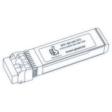 10G SFP+ BX optical transceiver line drawing — TenFourOptics