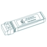10G SFP+ BX optical transceiver line drawing — TenFourOptics
