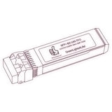 10G SFP+ BX optical transceiver line drawing — TenFourOptics