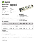 10G SFP+ BiDi upstream 40km optical transceiver datasheet — TenFourOptics