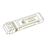 10G SFP+ CWDM optical transceiver line drawing — TenFourOptics