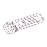 10G SFP+ CWDM optical transceiver line drawing — TenFourOptics