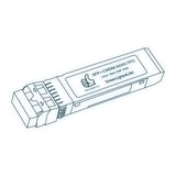 10G SFP+ CWDM optical transceiver line drawing — TenFourOptics