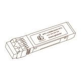 10G SFP+ CWDM optical transceiver line drawing — TenFourOptics